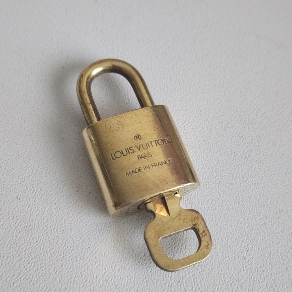 Louis Vuitton Gold Padlock with Key #300 - Picture 2 of 3